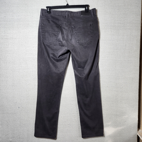 English Laundry Mens 36x34 Dark Gray Black Straight-Leg Jeans - Picture 4 of 13